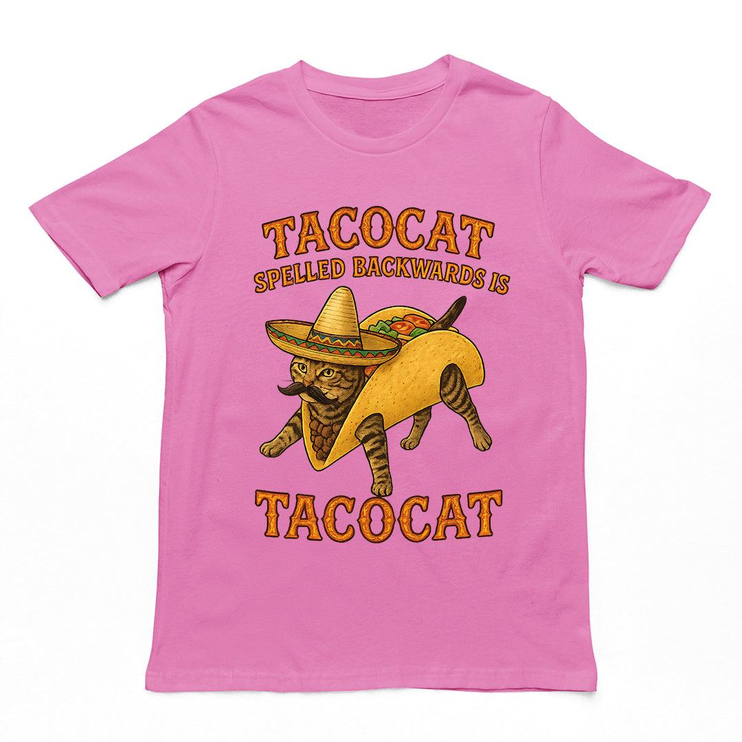 Tacocat spelled backwards is tacocat T-Shirt - Orbital Clothing