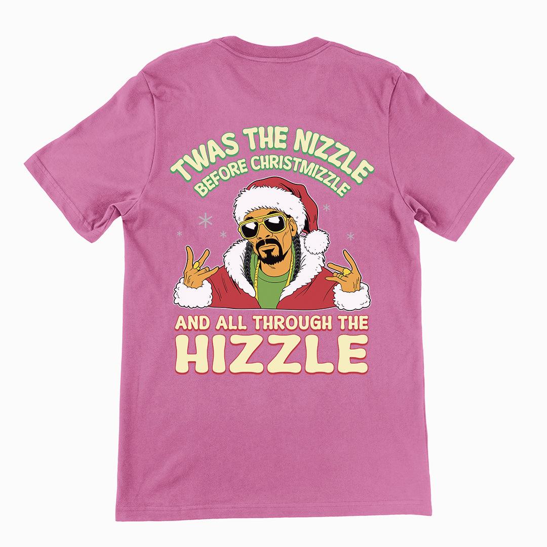 Twas the Nizzle Before Christmizzle T-Shirt (backprint) - Orbital Clothing