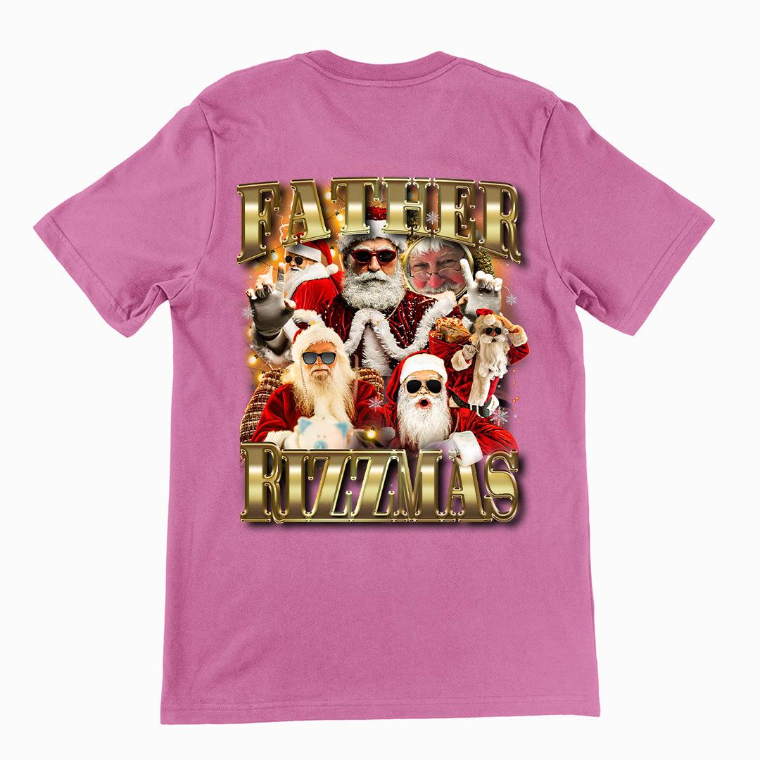 Father Rizzmas t-shirt (backprint) - Orbital Clothing