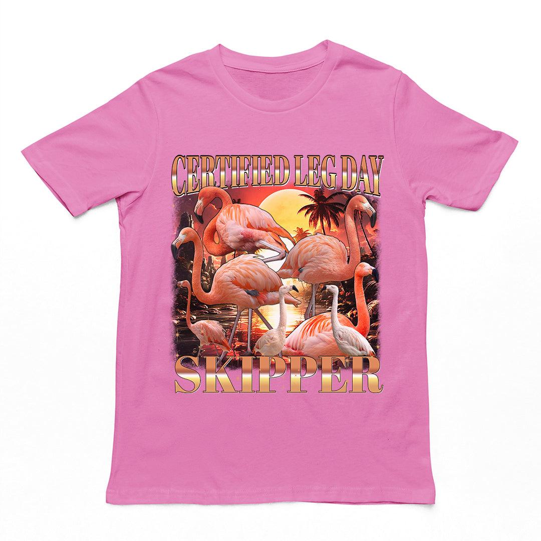 Certified Leg Day Skipper T-Shirt - Orbital Clothing