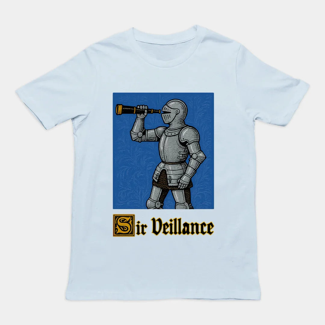 Sir Veillance Handdrawn T-Shirt - Orbital Clothing