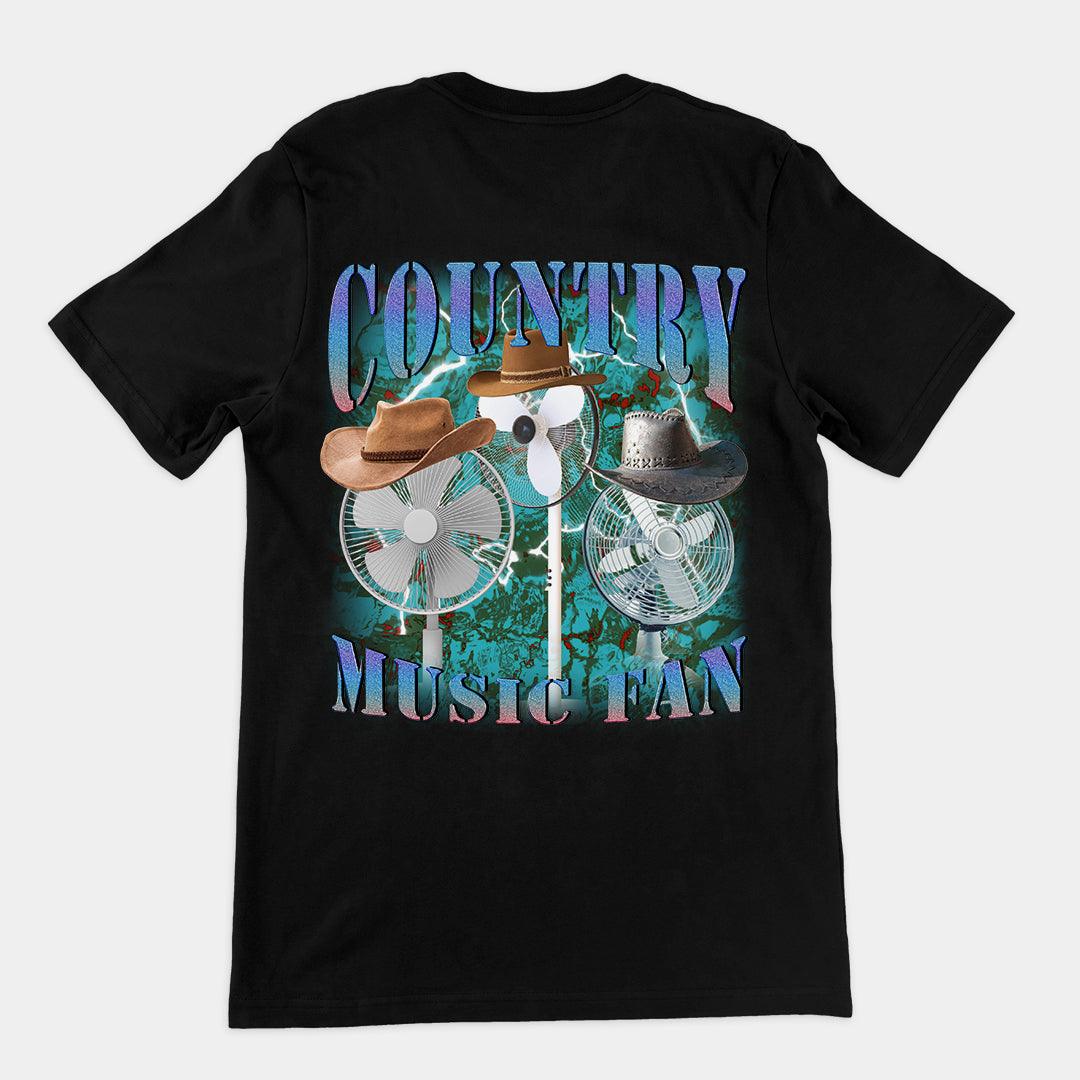 Country Music Fan t-shirt (backprint) - Orbital Clothing