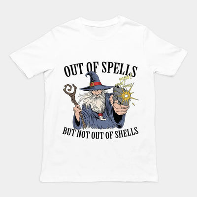 Out of Spells but Not Out of Shells T-Shirt - Orbital Clothing