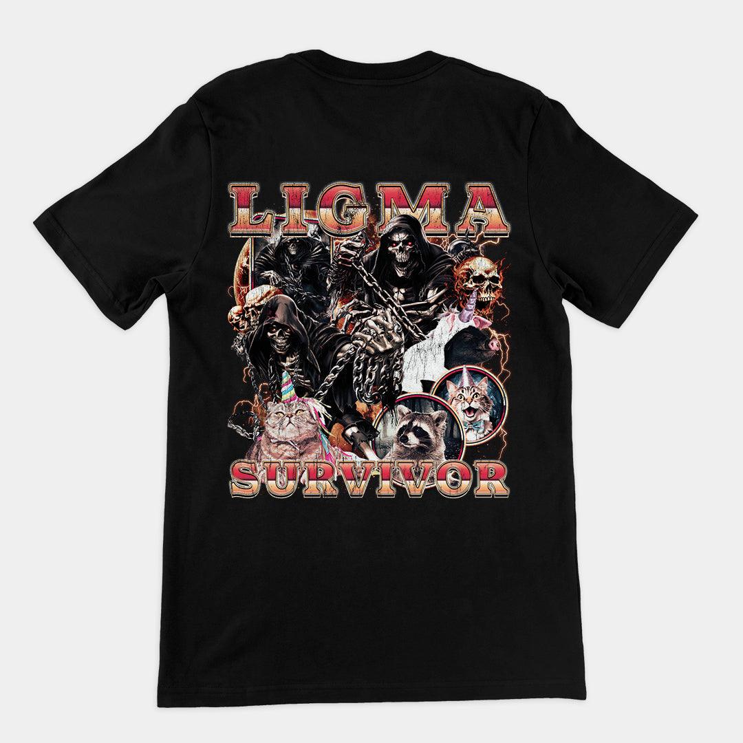 Ligma Survivor t-shirt (backprint) - Orbital Clothing