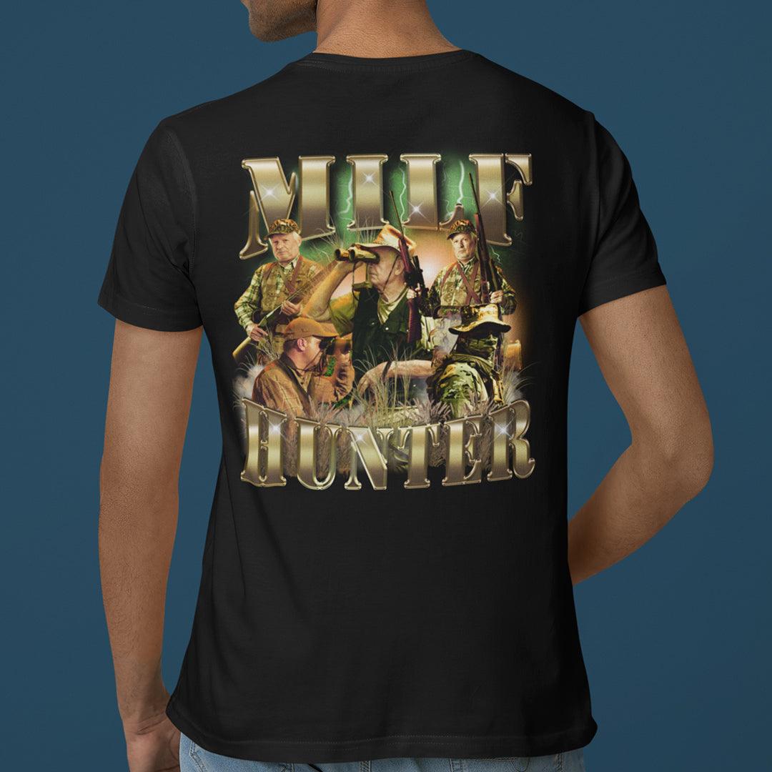 Milf Hunter t-shirt (backprint) - Orbital Clothing