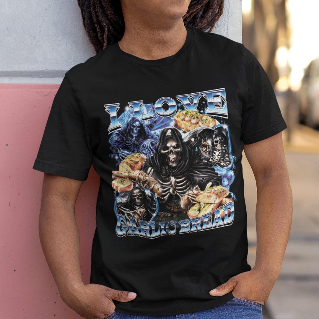 I Love Garlic Bread t-shirt - Orbital Clothing