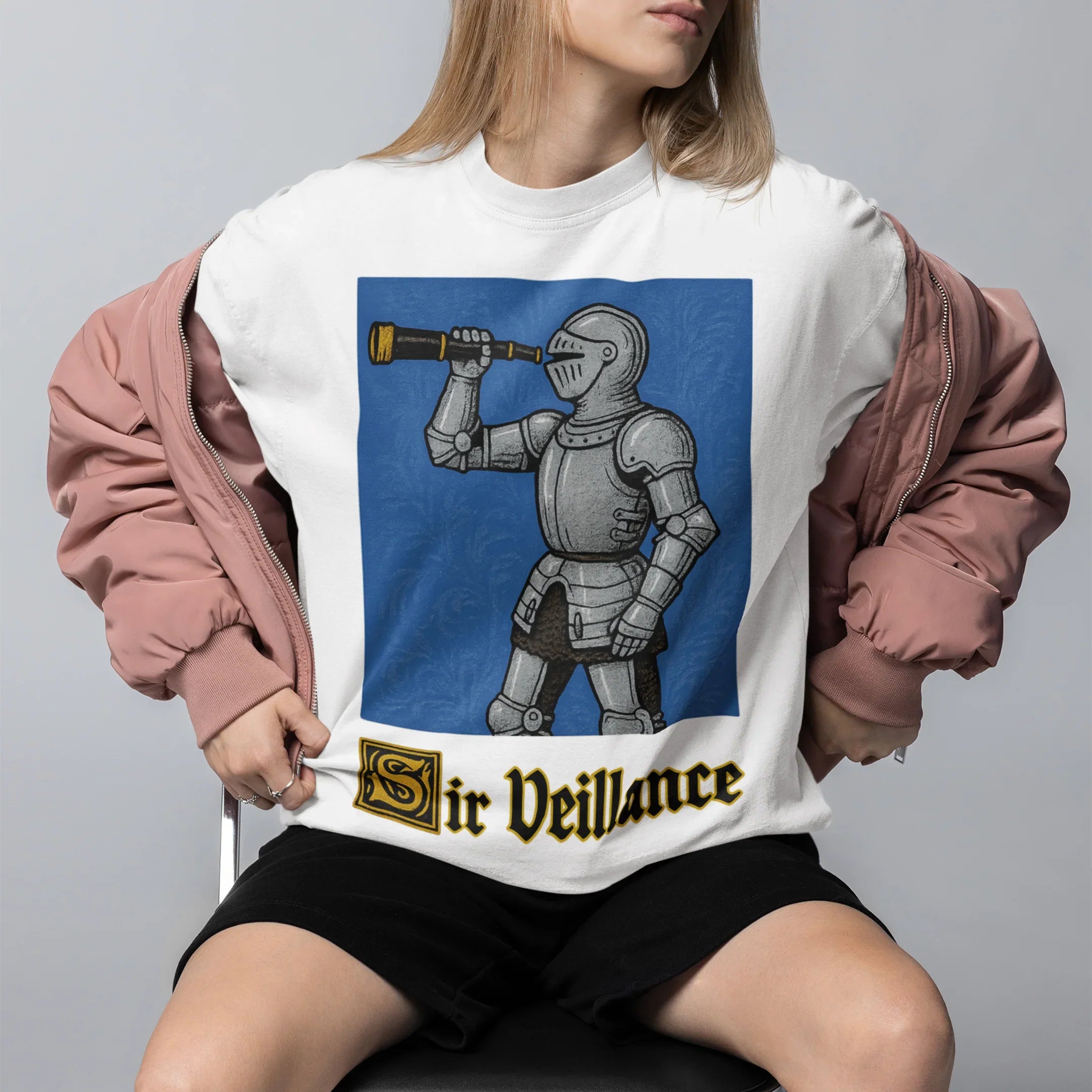 Sir Veillance Handdrawn T-Shirt - Orbital Clothing