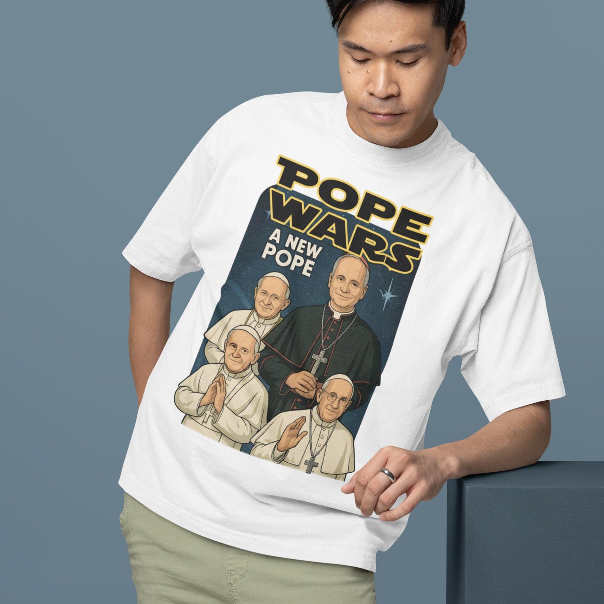 Pope Wars: A New Pope t-shirt - Orbital Clothing