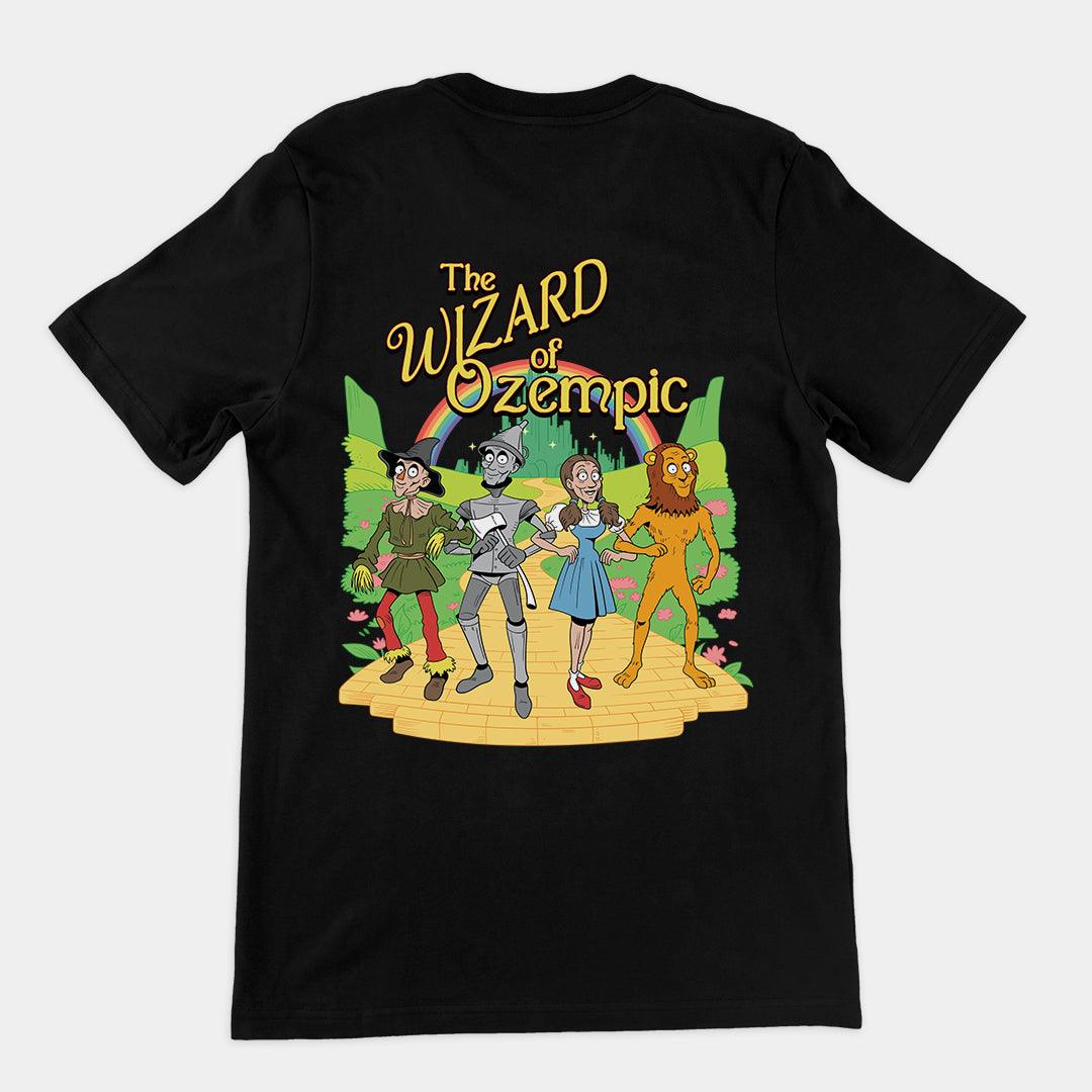 Wizard of Ozempic T-Shirt (backprint) - Orbital Clothing