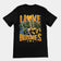 Ich liebe Büsche T-Shirt (Rückenaufdruck)