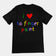 Ich liebe es, mit Fingerfarben zu malen – T-Shirt (Rückenaufdruck)