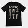 LGBTQ (legs glutes biceps tricpes quads) T-Shirt (backprint)