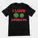 I love Double D's (Dungeon and Dragons) T-Shirt (backprint)