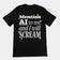 Mention AI to me and I will scream T-Shirt (backprint)