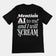 Mention AI to me and I will scream T-Shirt (backprint)