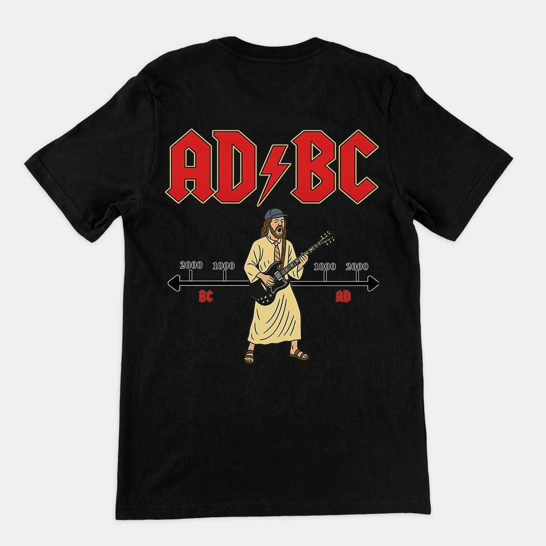 ADBC (Jesus ACDC) T-Shirt (backprint) - Orbital Clothing