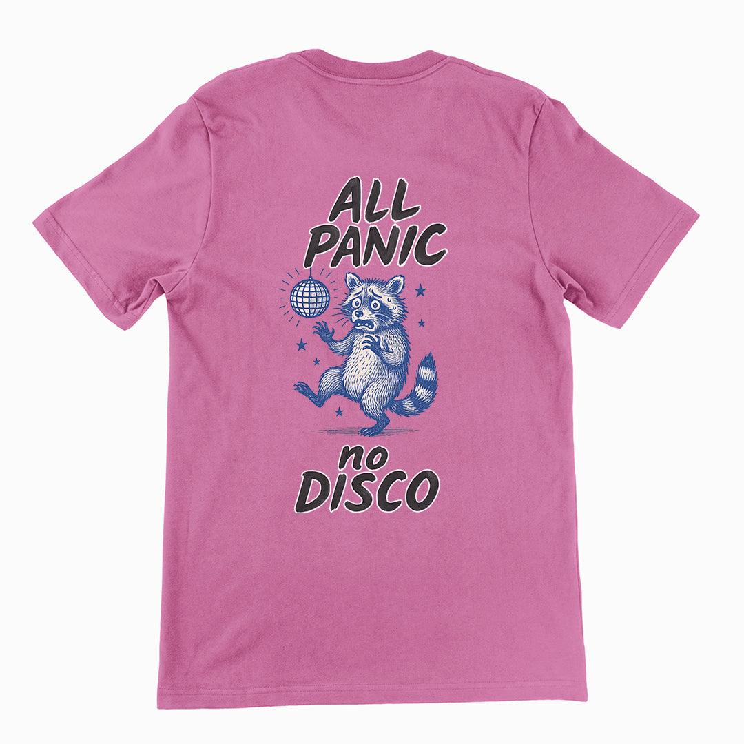 All Panic No Disco T-Shirt (backprint) - Orbital Clothing