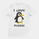 Ich liebe Pegging (Pinguin) T-Shirt (Rückenaufdruck)