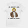 Er sieht Jesus überhaupt nicht ähnlich – T-Shirt (Rückenaufdruck)