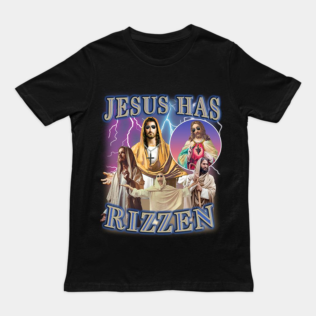 Jesus has Rizzen t-shirt - Orbital Clothing