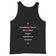 Alles, was ich im Leben liebe, ist entweder illegal, teuer oder brünett. Tanktop