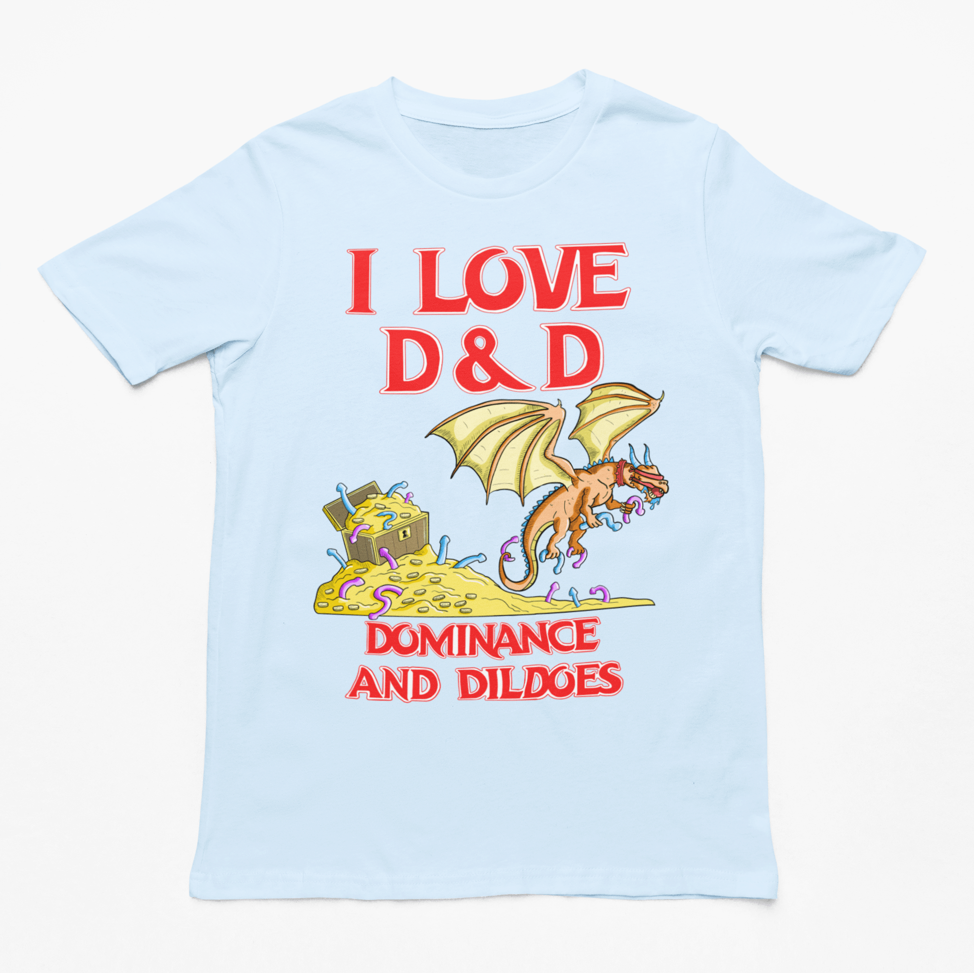 I Love D&D (Dominance and Dildoes) t-shirt - Orbital Clothing