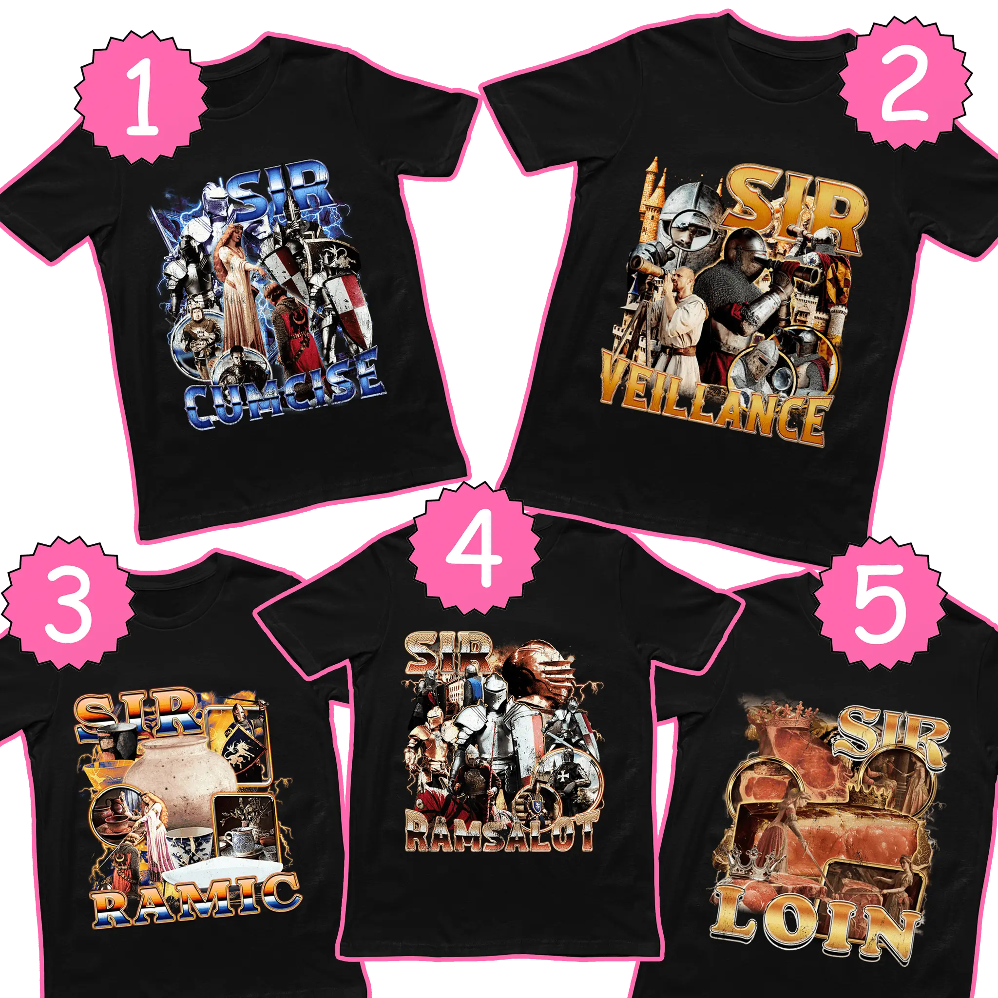 Medival 5 Tee Bundle Orbital Clothing medival-5-tee-bundle-orbital-clothing