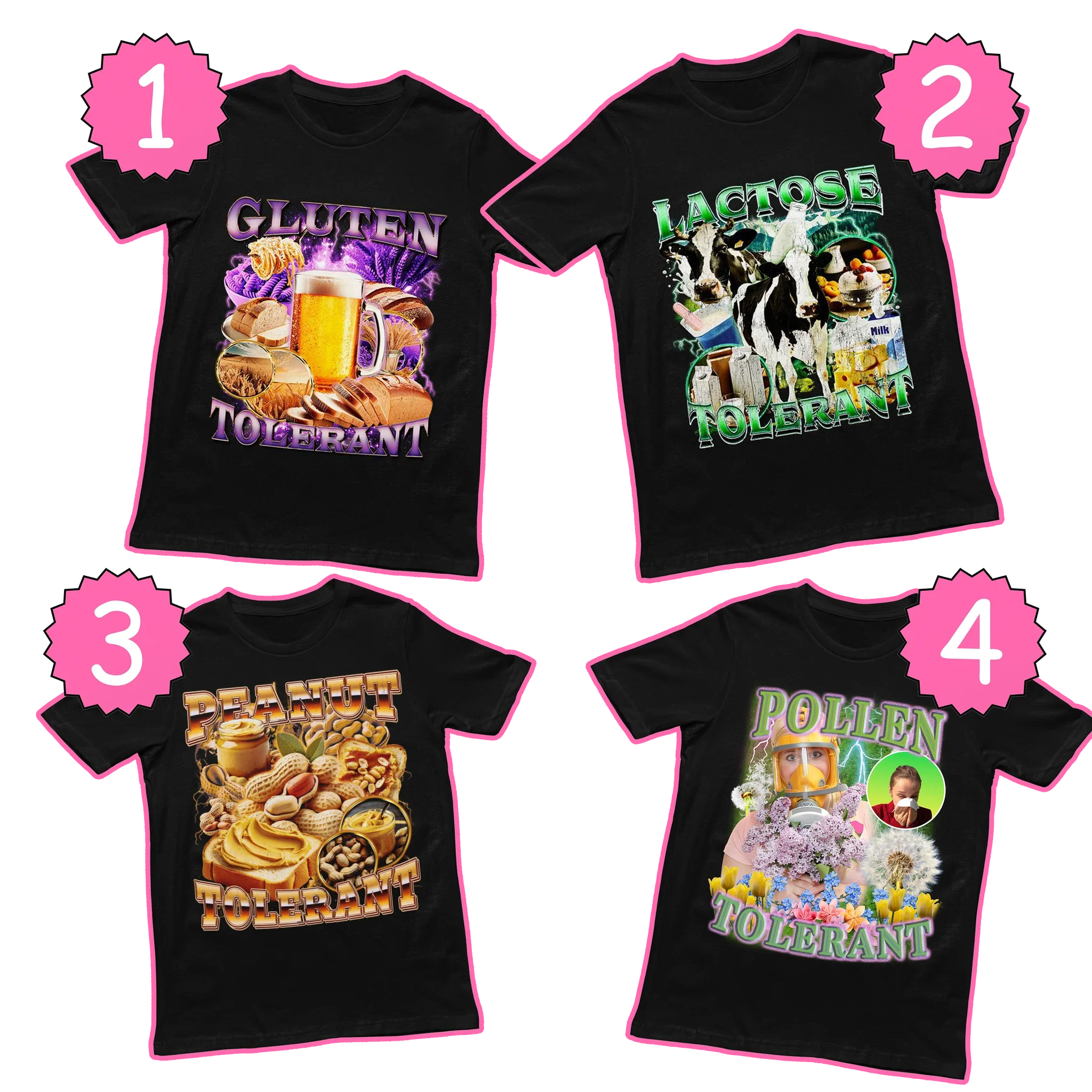 Tolerant 4 tee Bundle - Orbital Clothing
