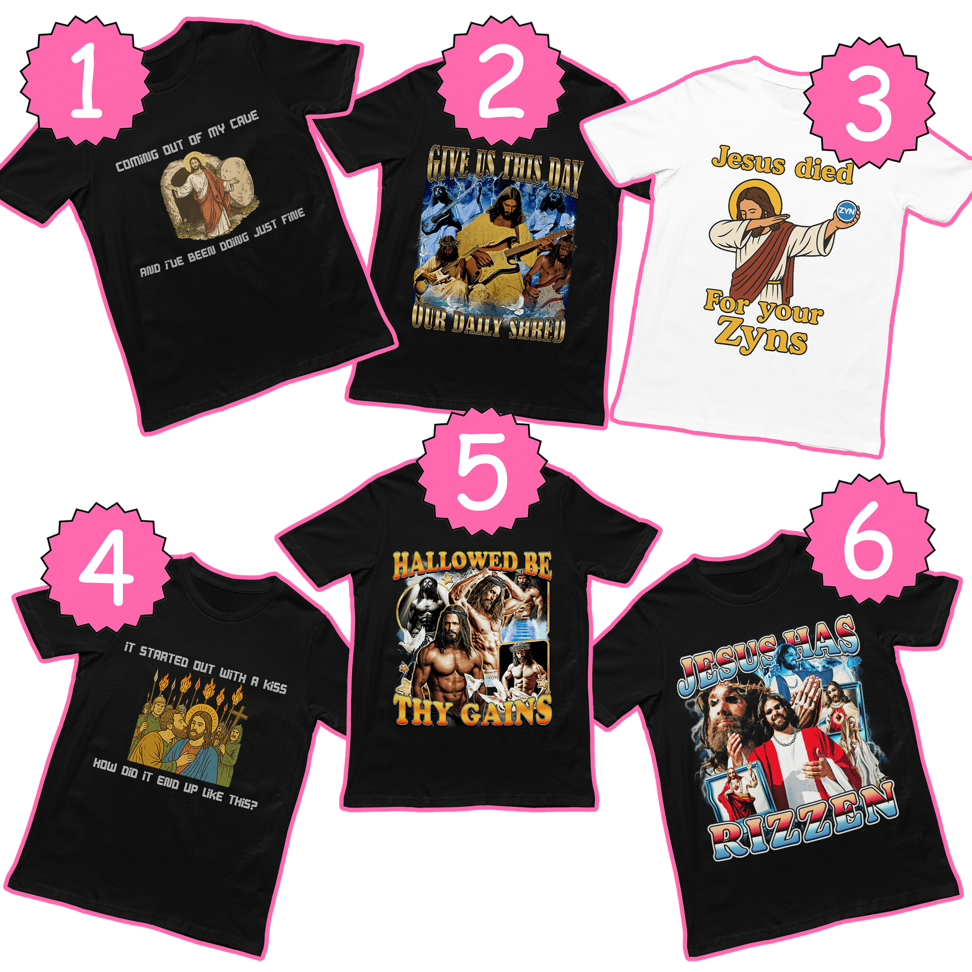 Ultra Christian 6 tee bundle - Orbital Clothing