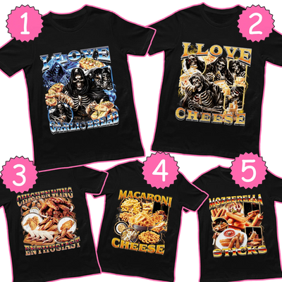 Food 5 tee bundle - Orbital Clothing