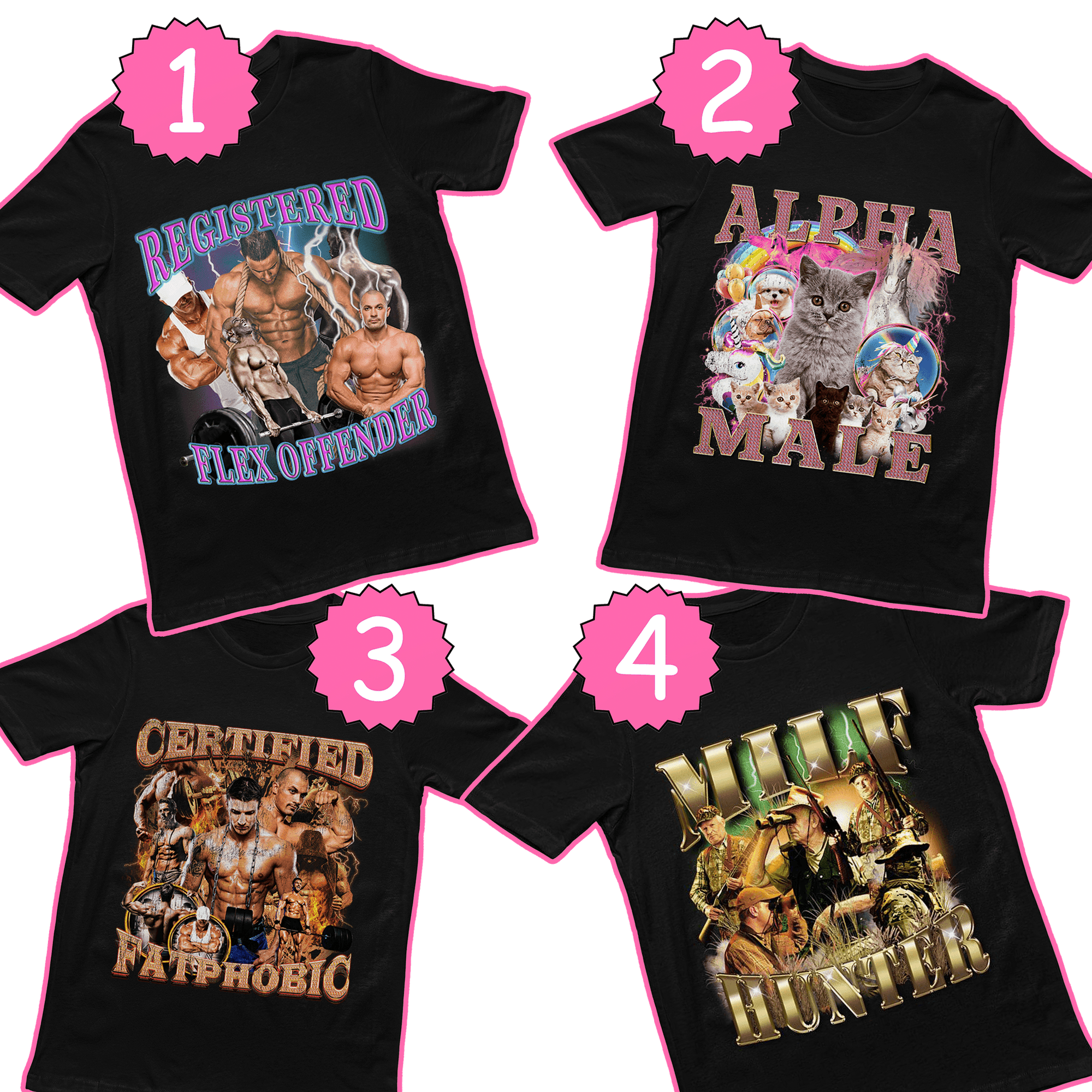 Gym 4 tee Bundle - Orbital Clothing