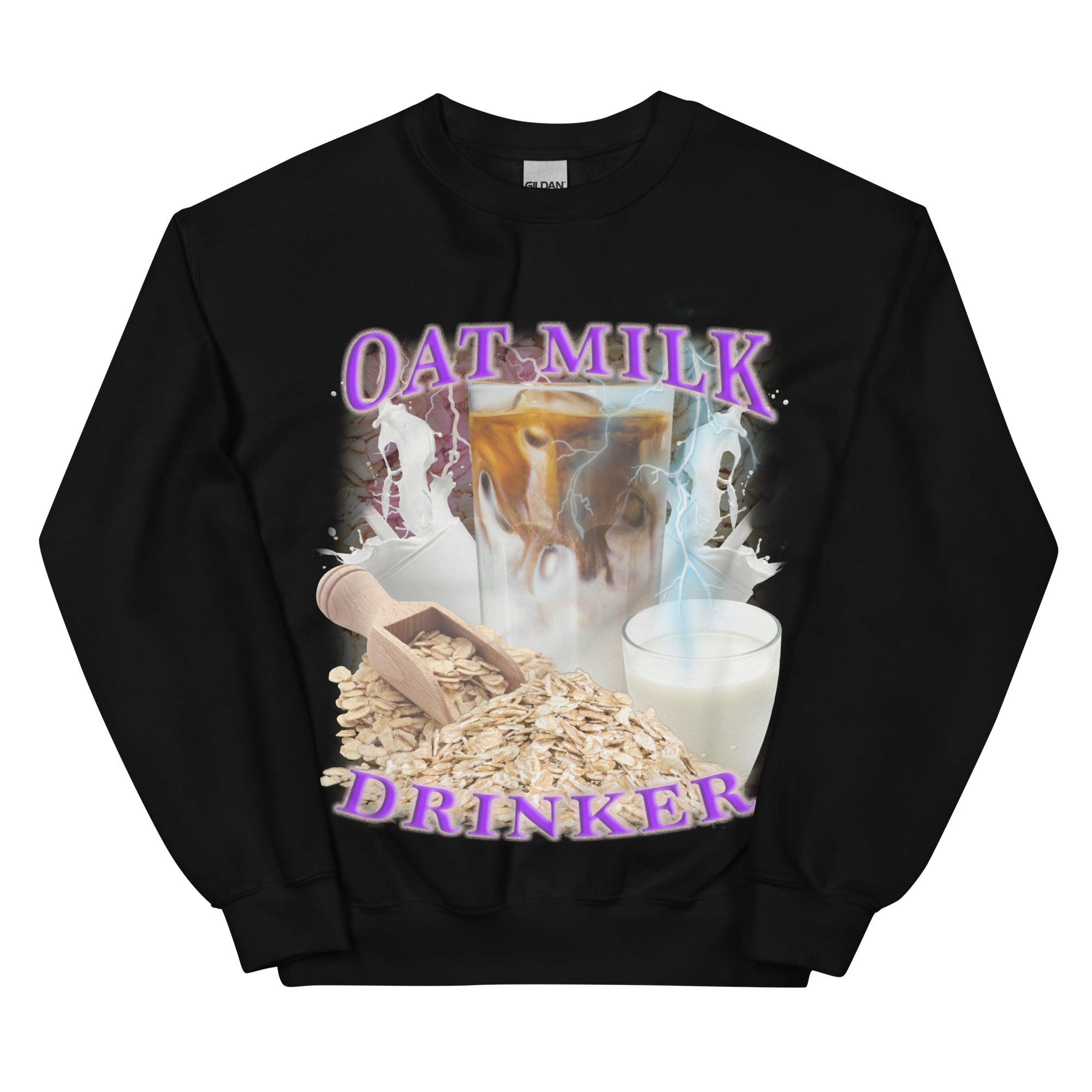 Oat Milk Drinker Sweatshirt - Orbital Clothing