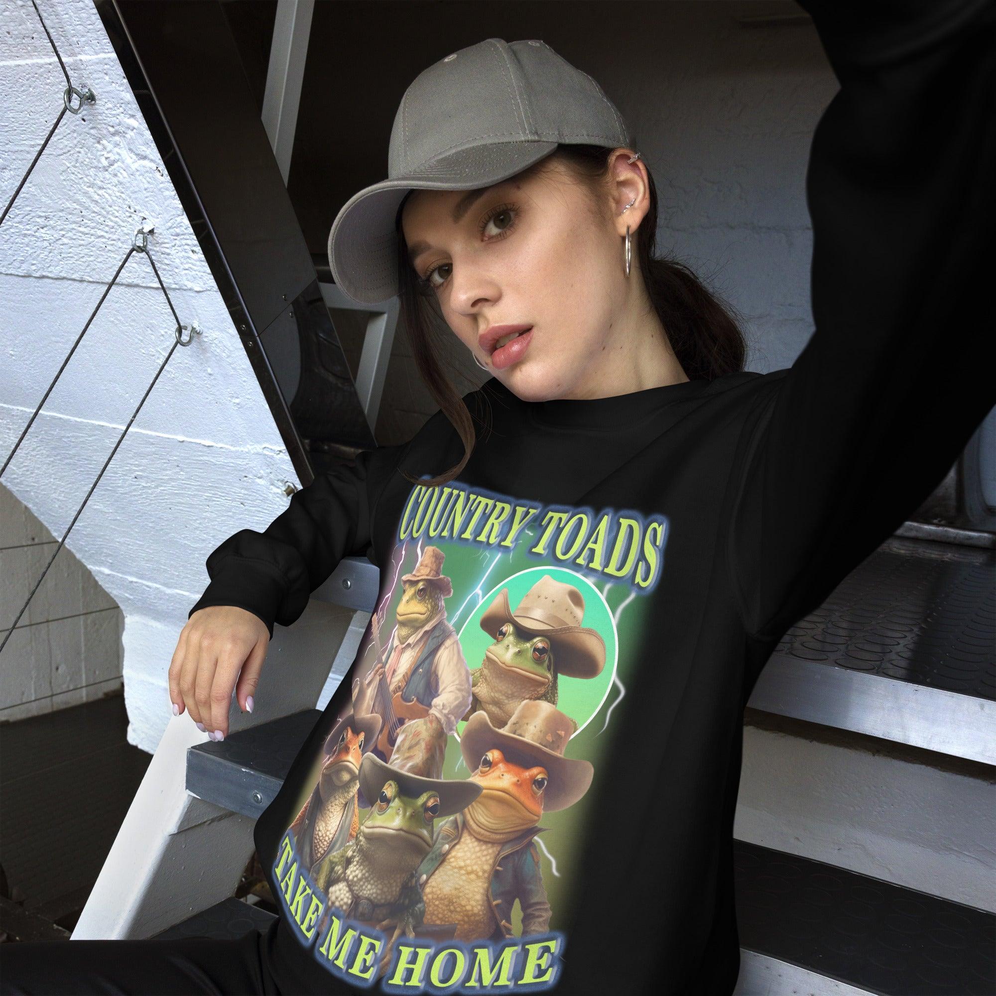 Country Toads Take Me Home Sweatshirt - Orbital Clothing