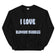 Ik hou van bellen blazen sweatshirt