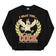 Ik heb de sappige haan verslagen (ik heb 50 pittige kippenvleugels in 30 minuten gegeten) sweatshirt