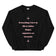 Everything I love in life is either illegal, expensive or brunette sweatshirt