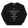 Everything I love in life is either illegal, expensive or latina sweatshirt