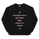 Everything I love in life is either illegal, expensive or redhead sweatshirt