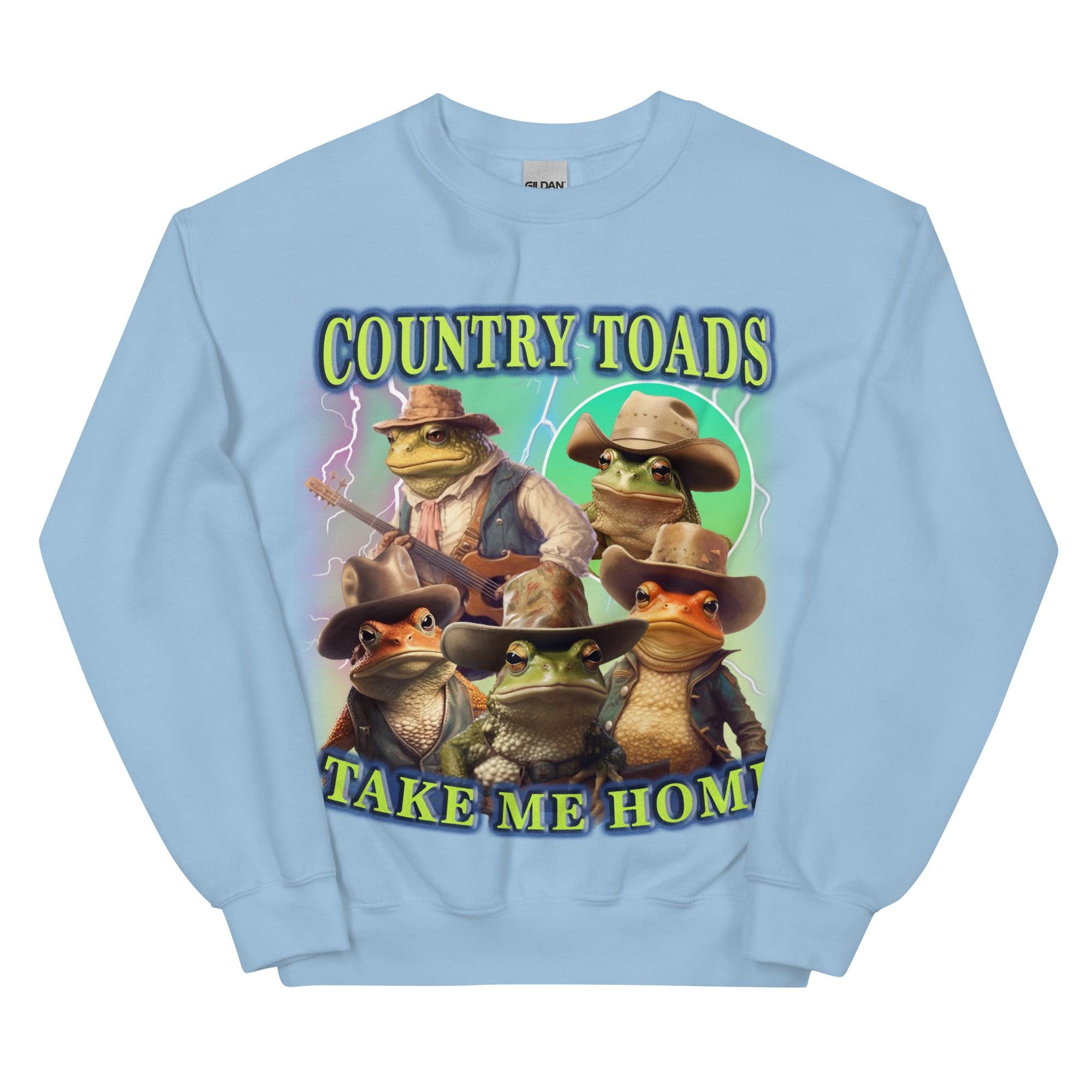 Country Toads Take Me Home Sweatshirt - Orbital Clothing