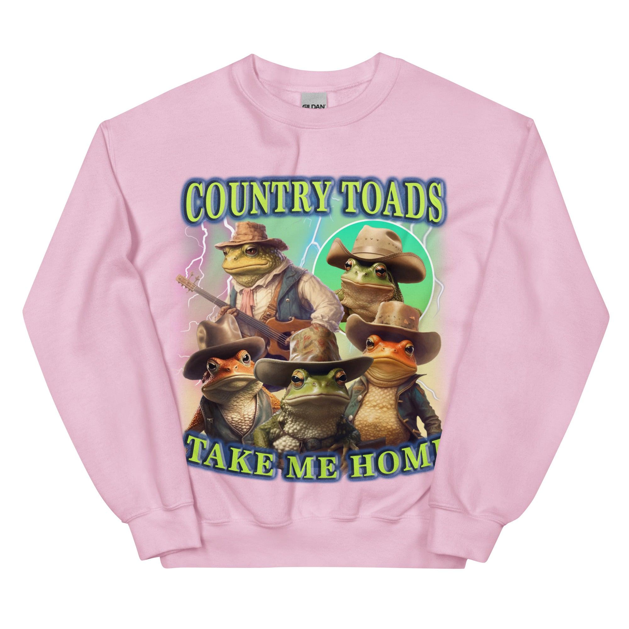 Country Toads Take Me Home Sweatshirt - Orbital Clothing