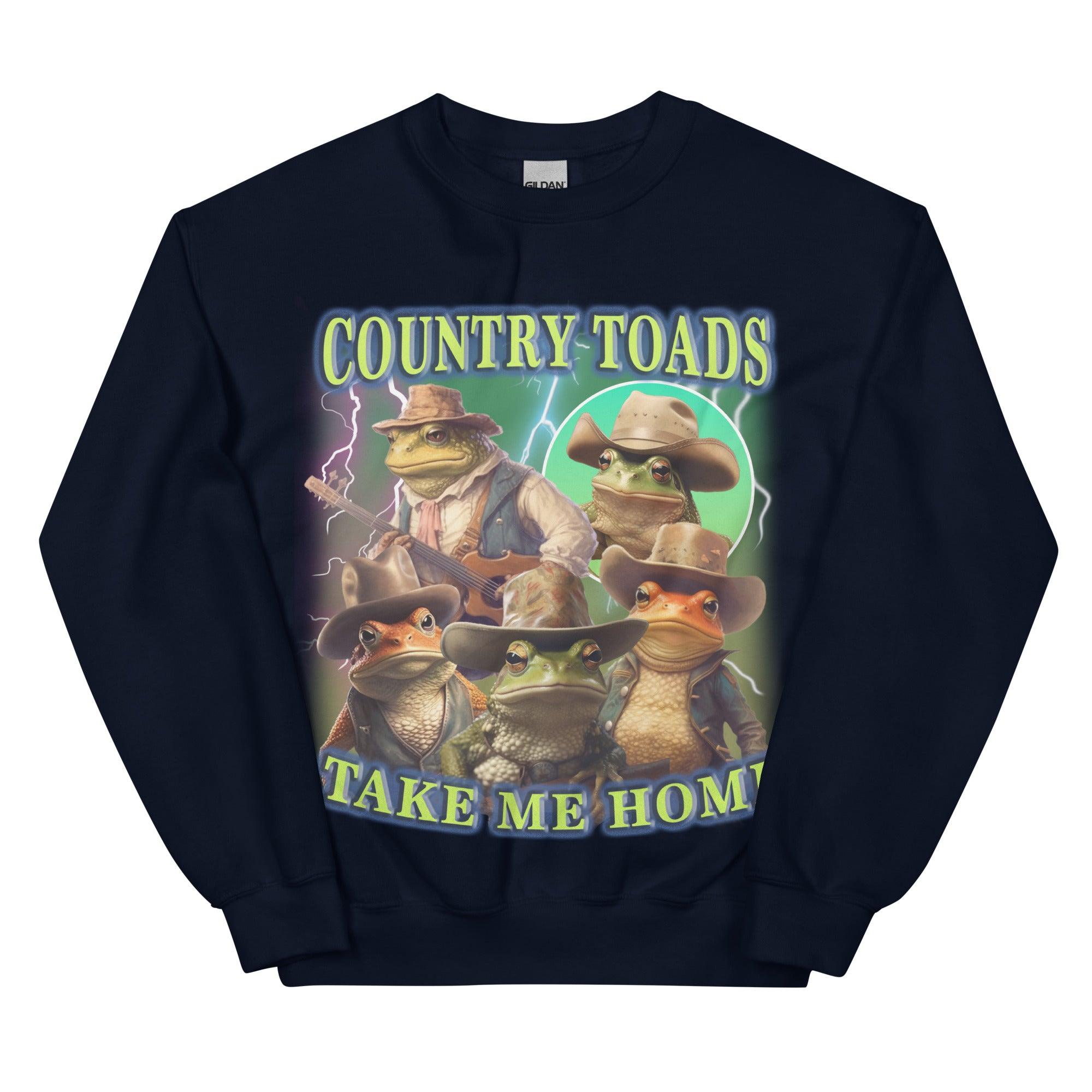Country Toads Take Me Home Sweatshirt - Orbital Clothing