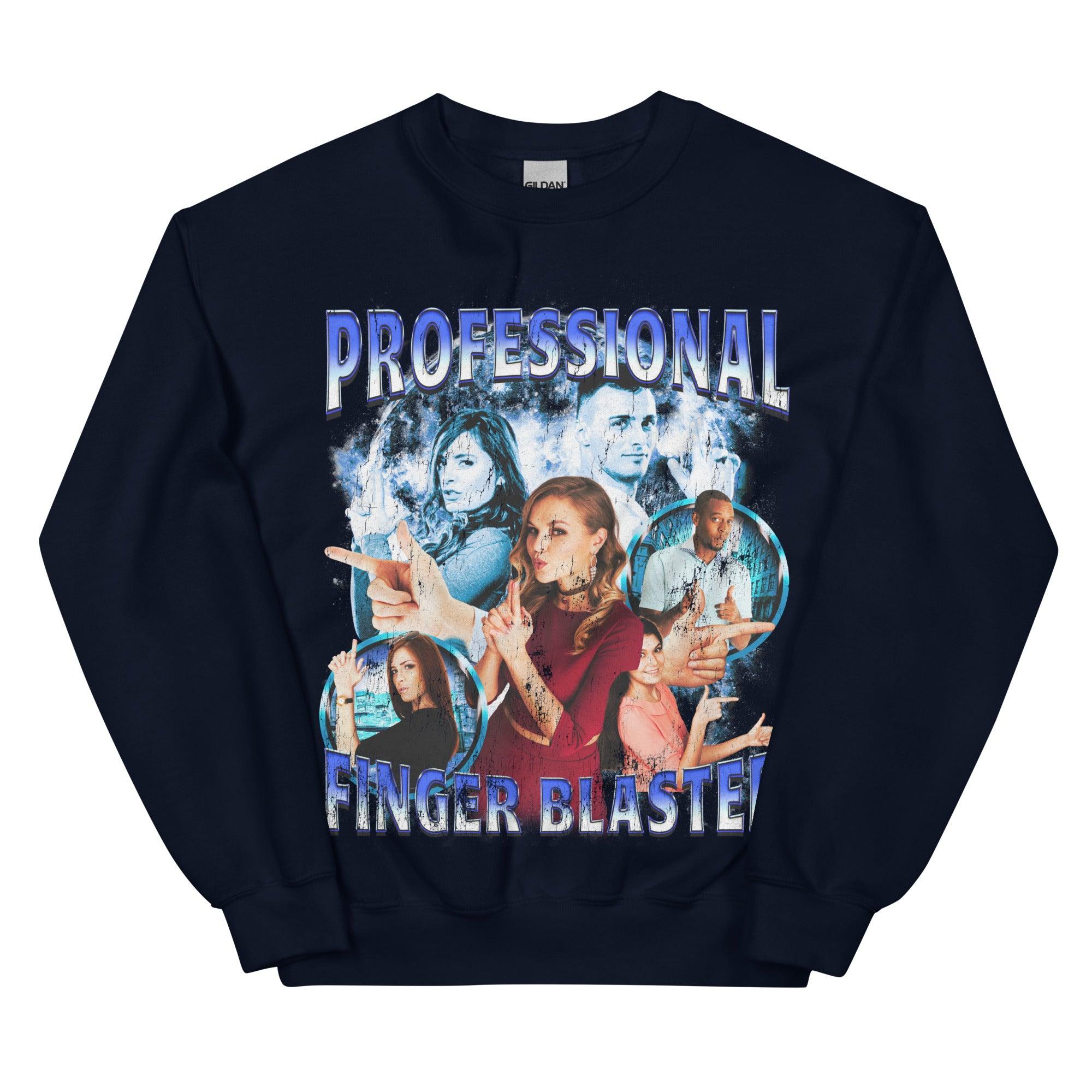 Professional Finger Blaster Sweatshirt - Orbital Clothing