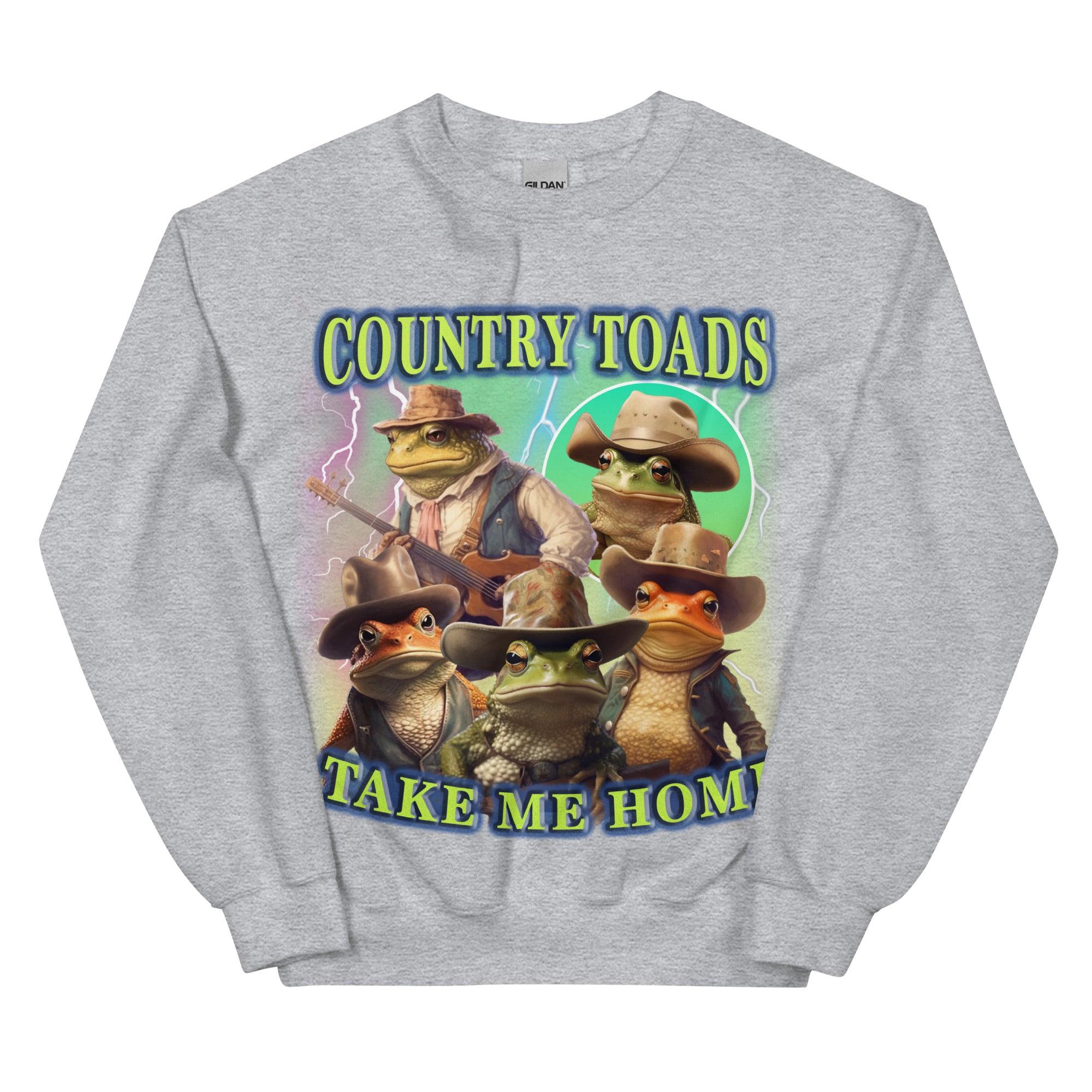 Country Toads Take Me Home Sweatshirt - Orbital Clothing