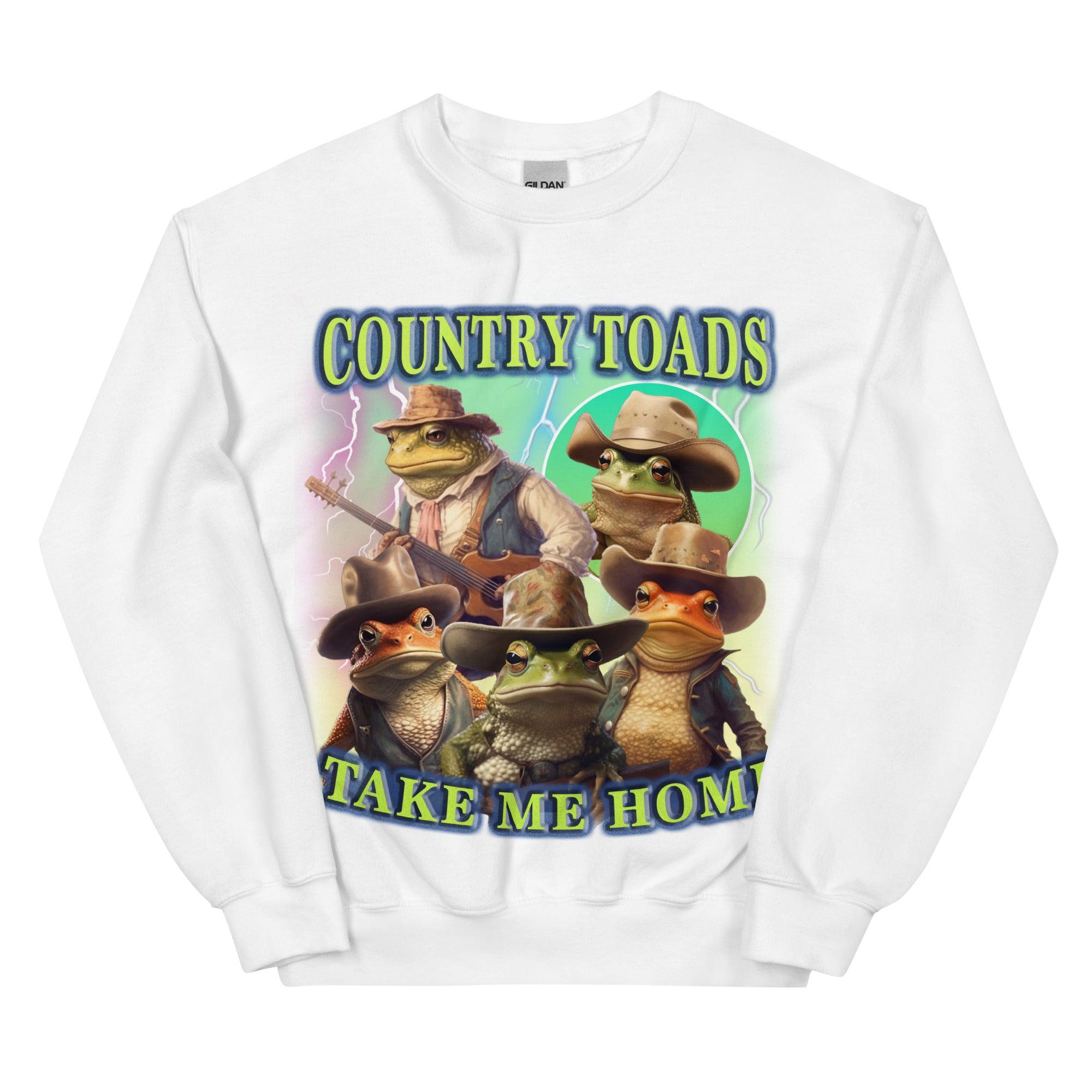 Country Toads Take Me Home Sweatshirt - Orbital Clothing