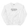 Nice Social Cue! I sure as shit didn’t pick up on it embroidered sweatshirt