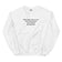 Men used to go to war now they watch love island on purpose embroidered sweatshirt