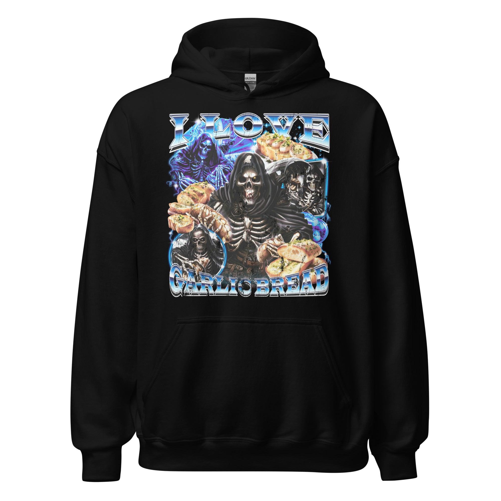 I Love Garlic Bread Hoodie - Orbital Clothing