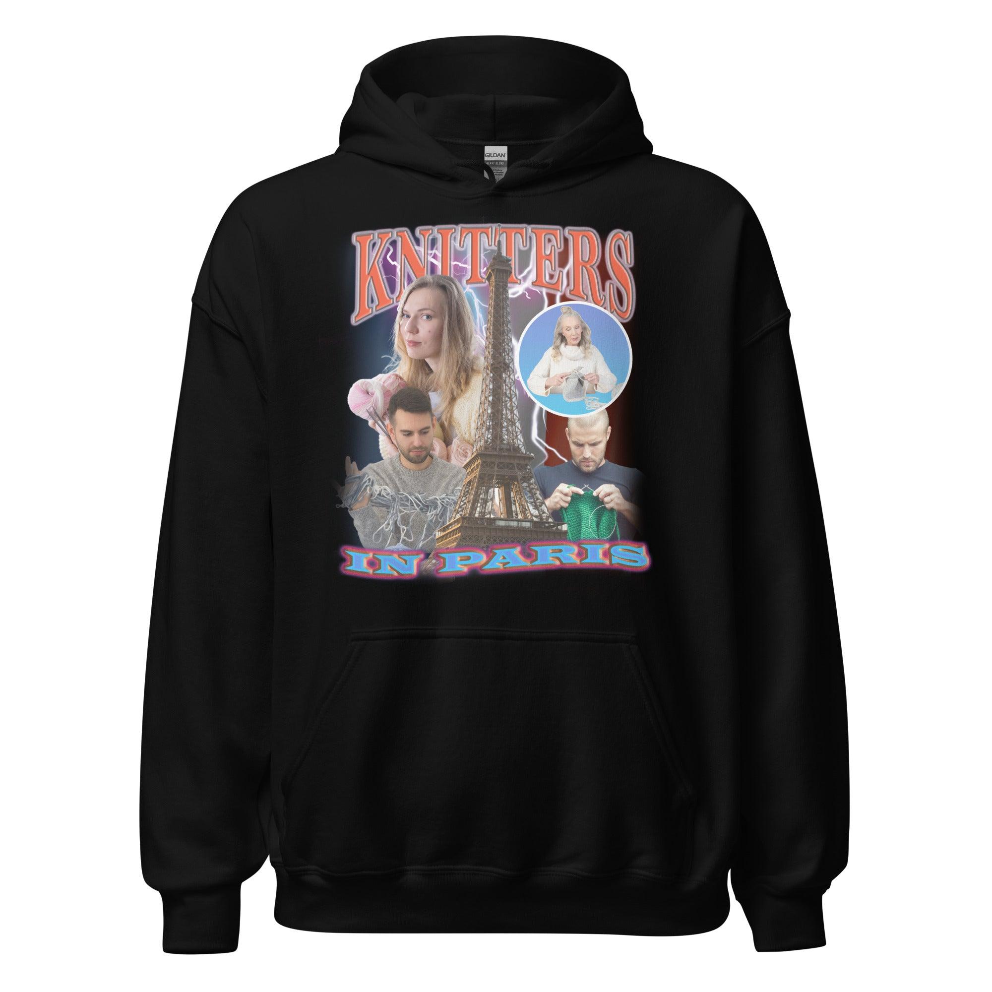 Knitters in Paris Hoodie - Orbital Clothing