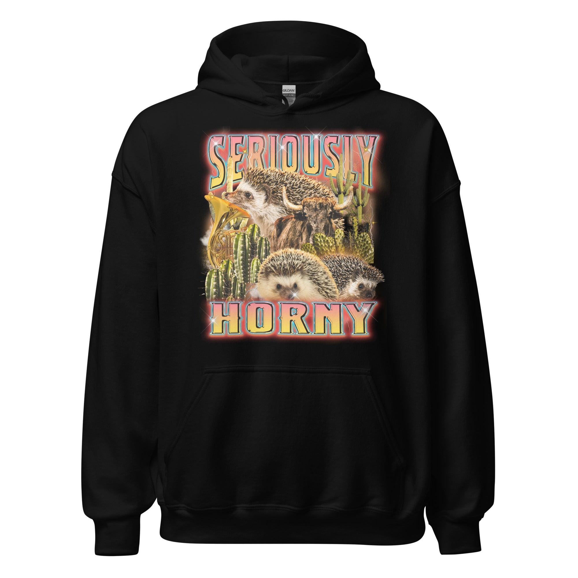 Seriously Horny Hoodie - Orbital Clothing