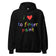Ik hou ervan om Hoodie te vingerverven